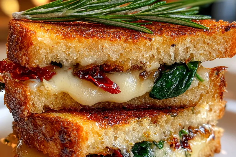 Fresh ingredients for Spinach Tomato Grilled Sandwich