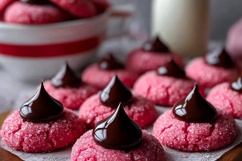 Cooking process for Strawberry Chocolate Cookies
