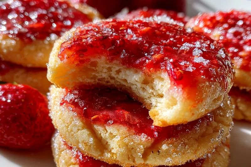 Cooking process for Strawberry Cream Cheese Cookies