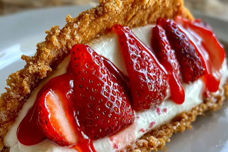 Fresh ingredients for Strawberry Cream Crunch Tacos