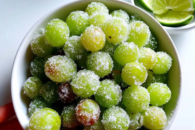 Cooking process for Sugary Sour Grapes Delight