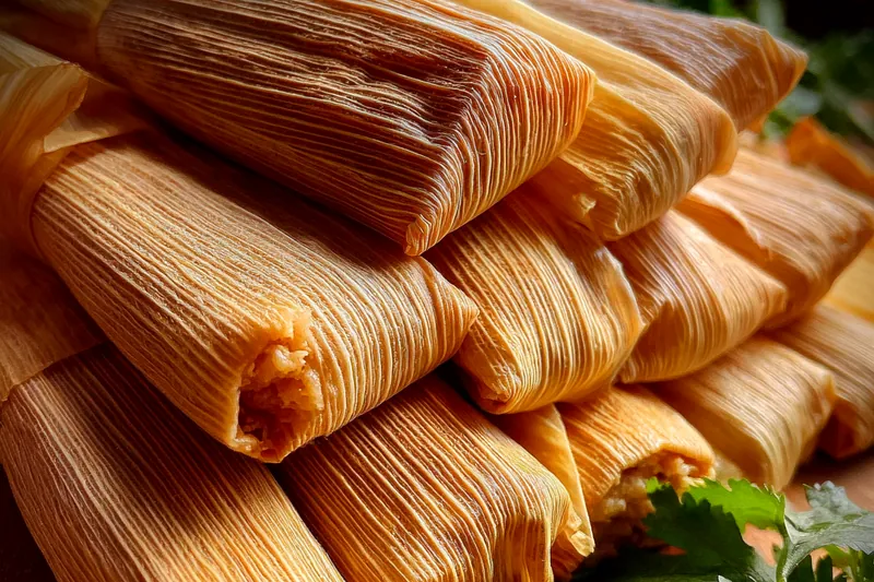 Cooking process for Traditional Mexican Tamales