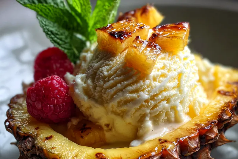 Cooking process for Tropical Pineapple Delight