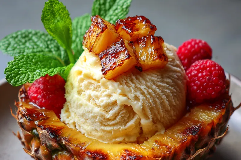 Fresh ingredients for Tropical Pineapple Delight