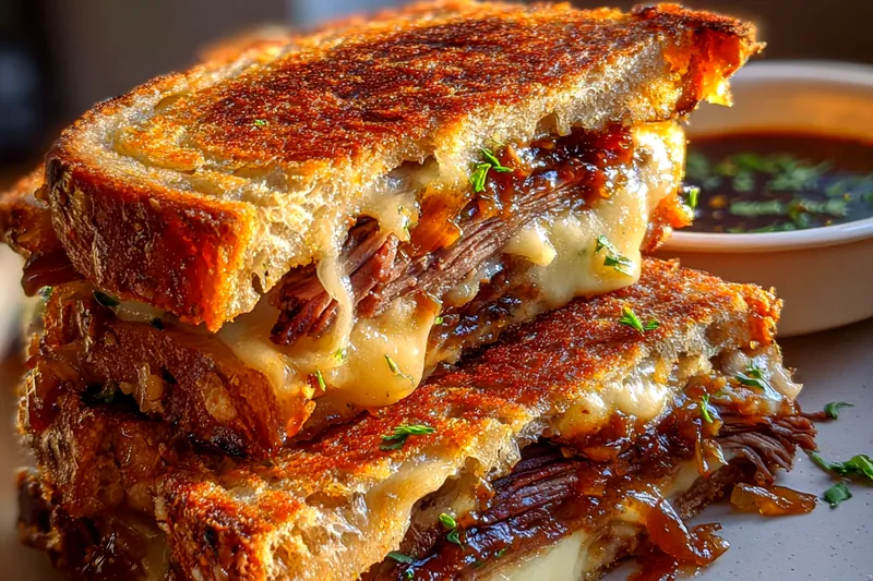 Cooking process for Ultimate Grilled Cheese Sandwich