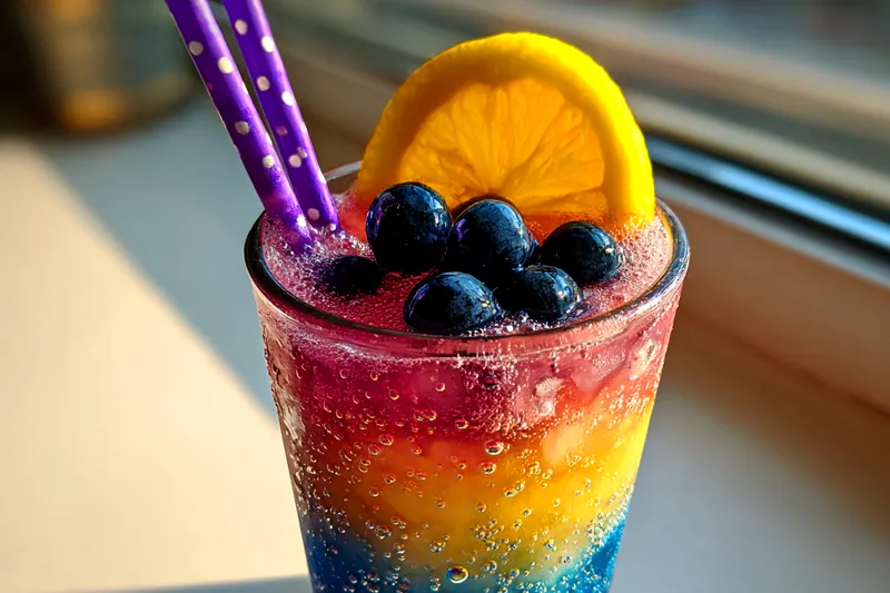 Cooking process for Vibrant Aurora Drink