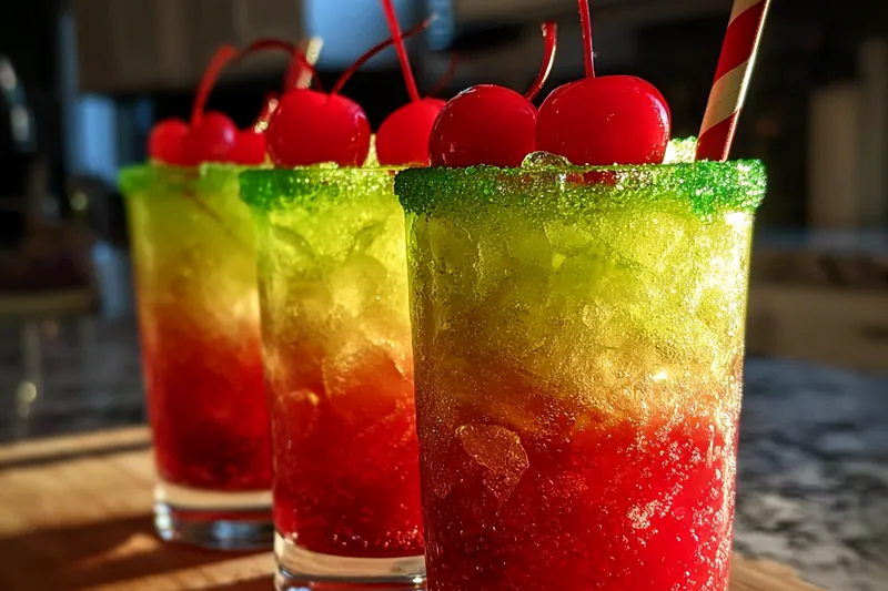 Cooking process for Vibrant Candy Apple Shots