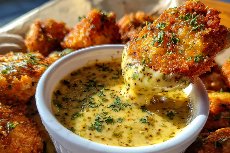 Fresh ingredients for Zesty Mustard Dipping Sauce